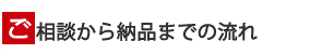 ご相談から納品までの流れ